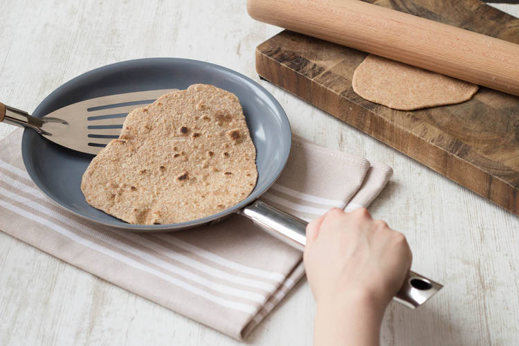 Place directly on a very lightly oiled pan
