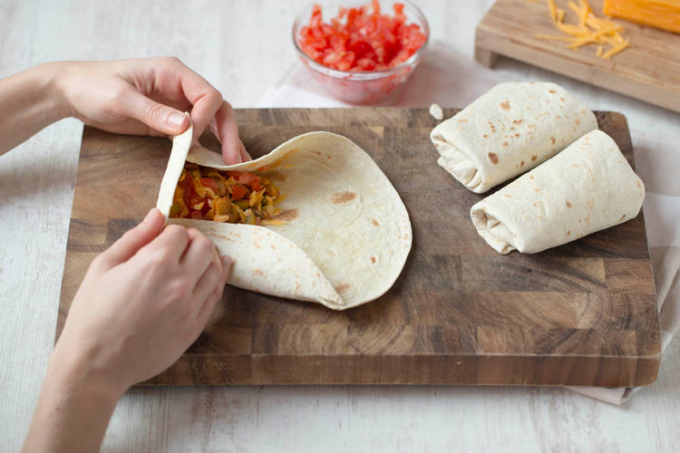 Repeat for each of the tortillas