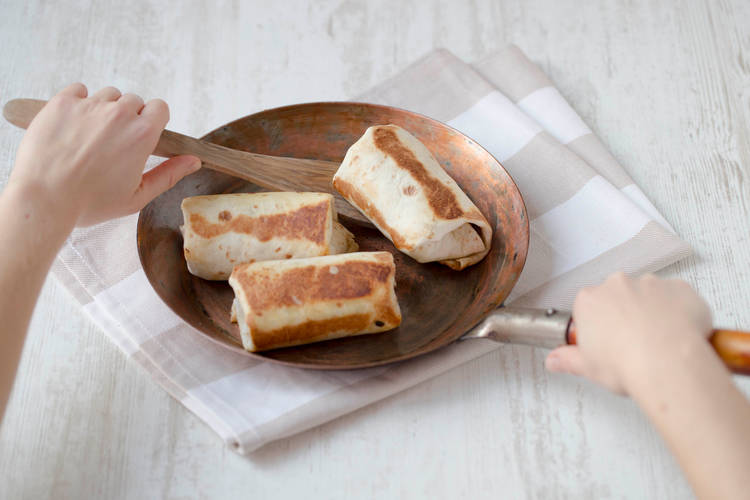 Lightly toast each side