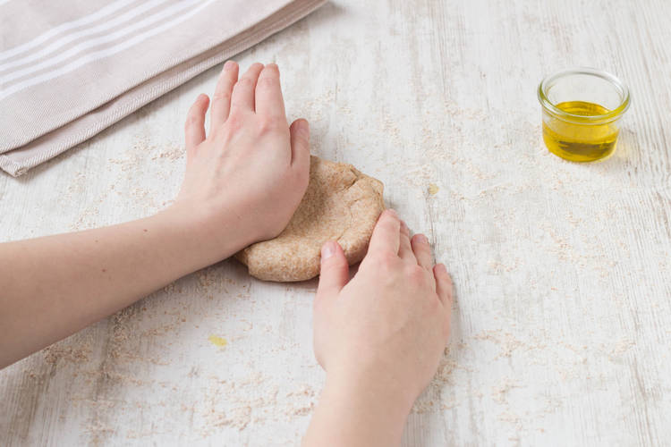 Knead the dough