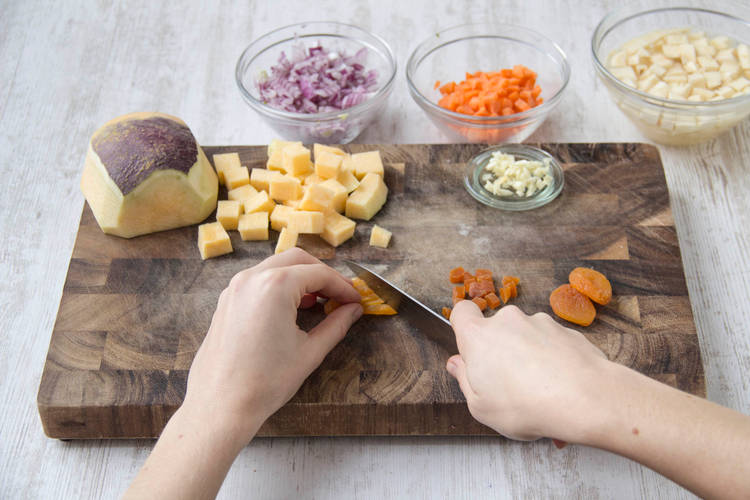 Cut the veggies