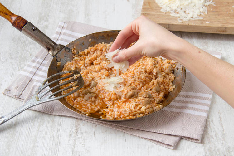 Add the Parmesan