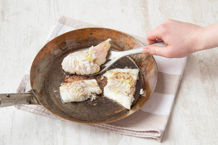 Grill the fish on each side