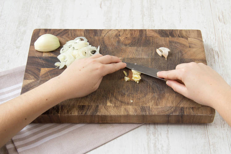 Cut the onion
