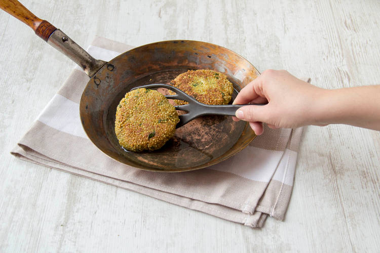 Cook the patties