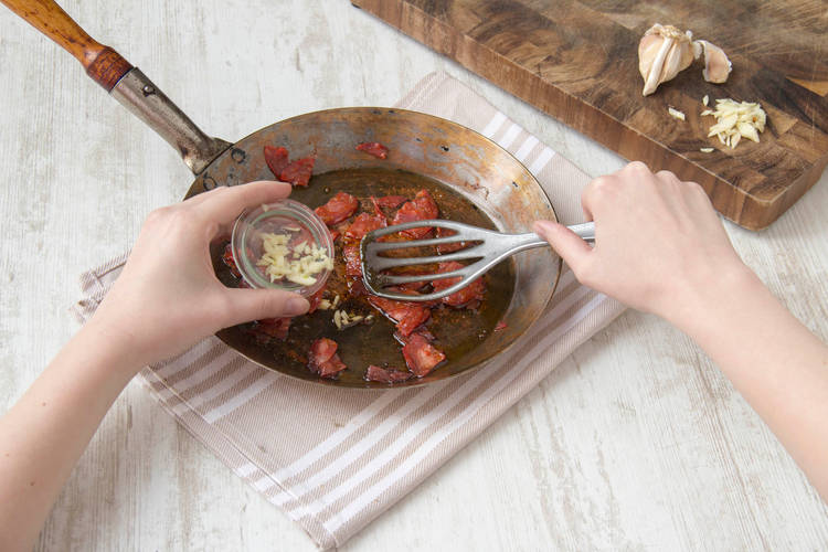 Add the garlic