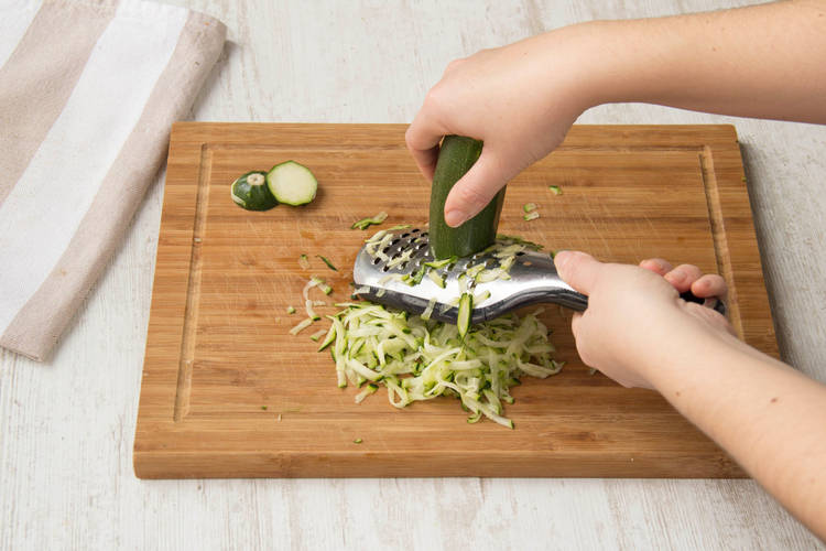 Zucchini zubereiten