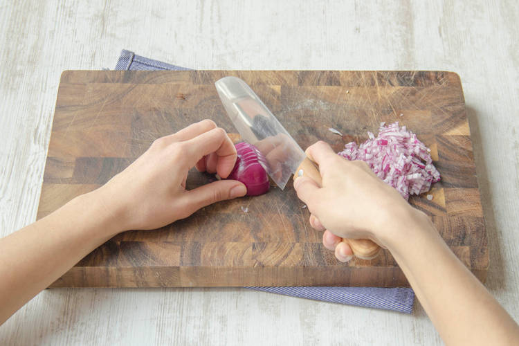 Chop onions