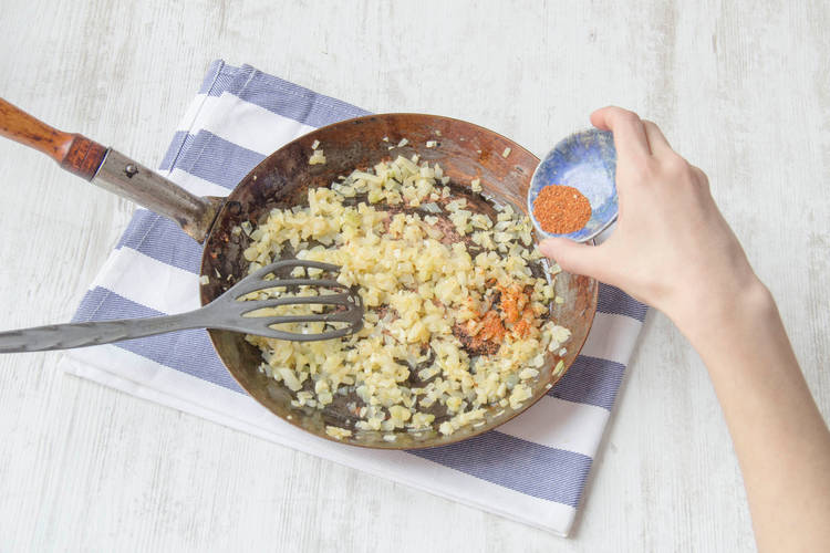 Add the Mexican spice for the last minute