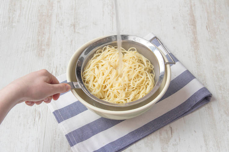 Cook the linguine