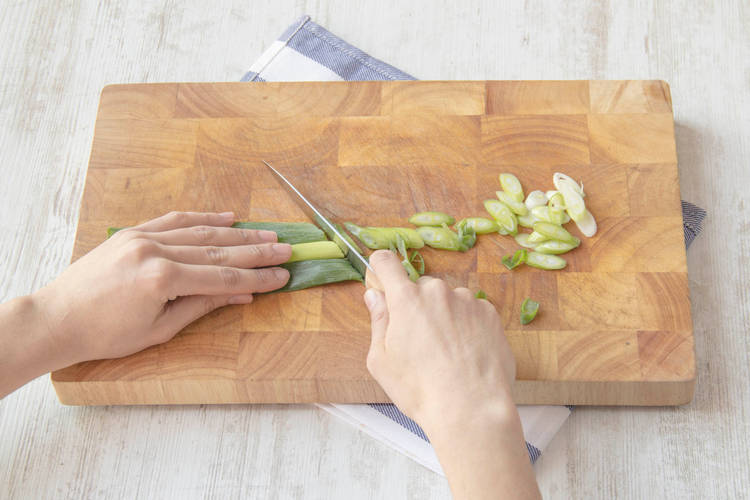 Combine the vegetables