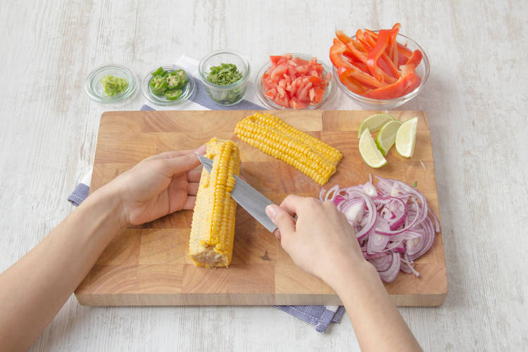 Cut the veggies