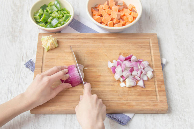 Chop the onion
