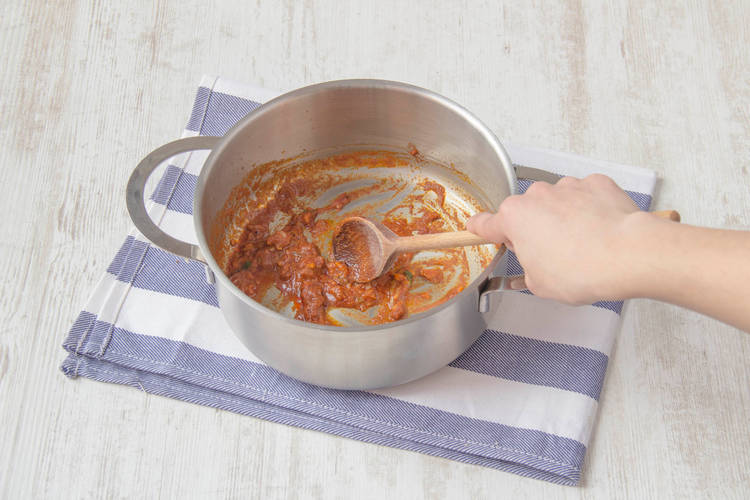 Add the red curry