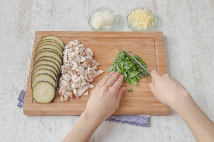 Chop the parsley
