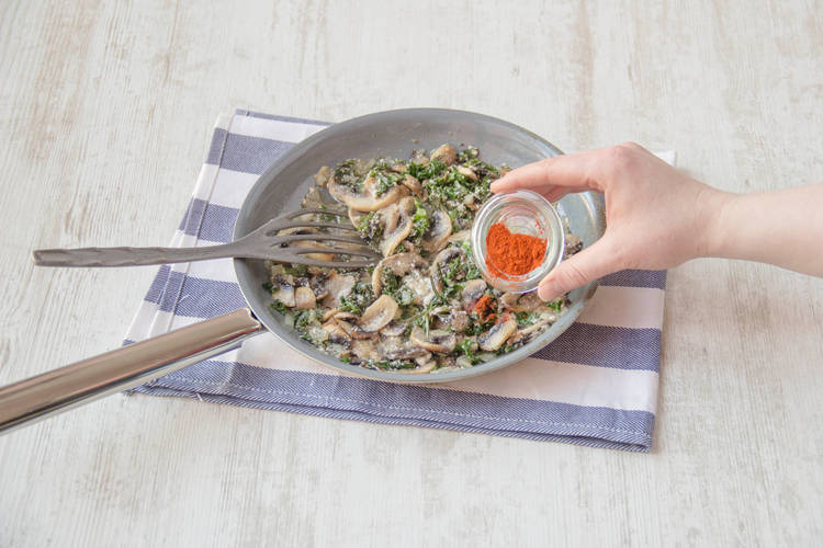Mushrooms with other vegetables
