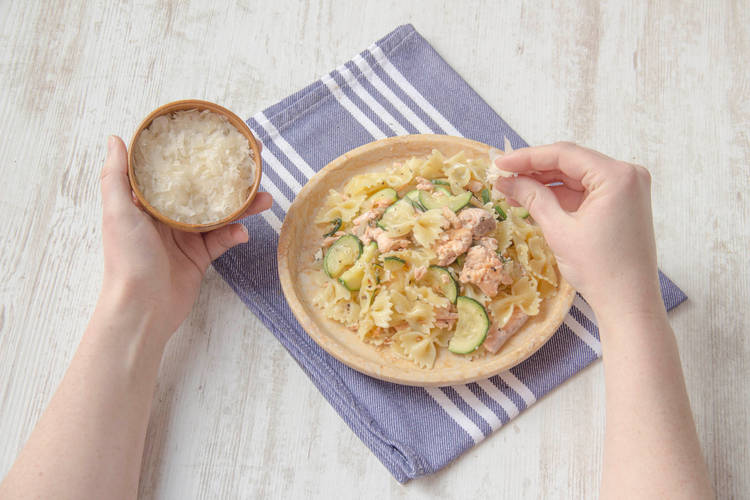 Garneer met de grana padano