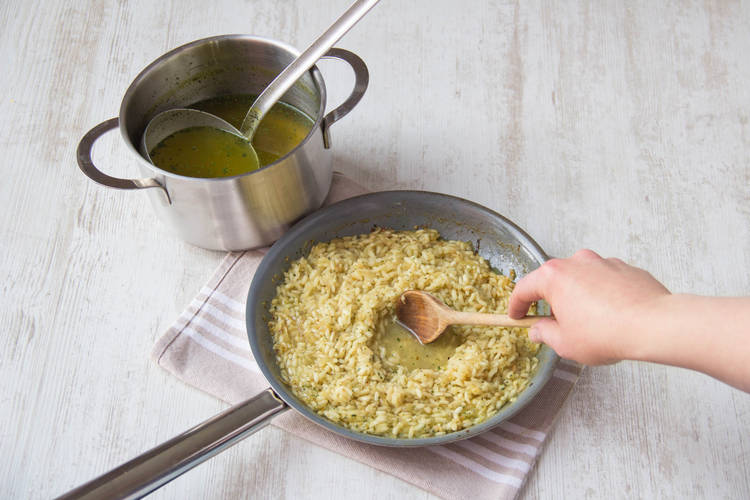 Risotto kochen
