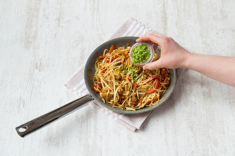 Add the beansprouts