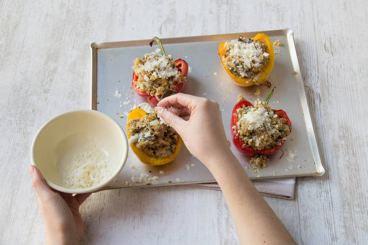 Fill the peppers
