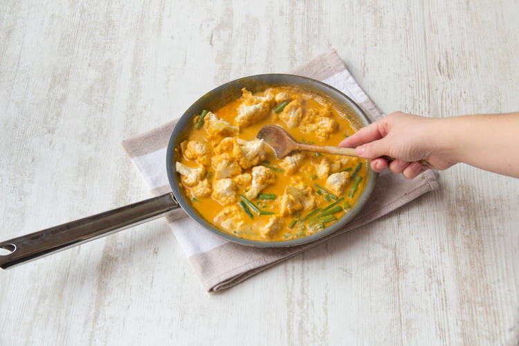 Remove the lid and keep cooking