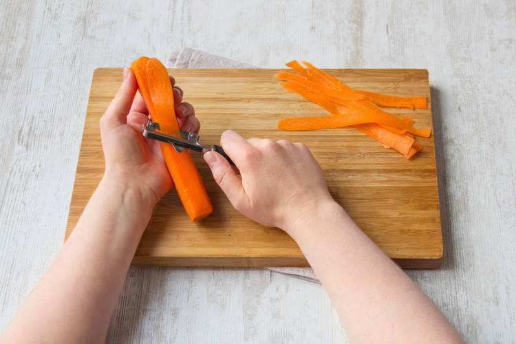 Peel the carrot