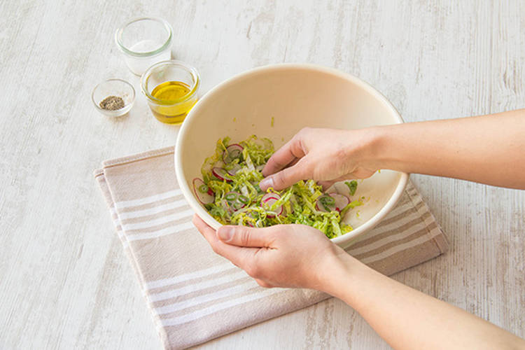 Prepare summer salad