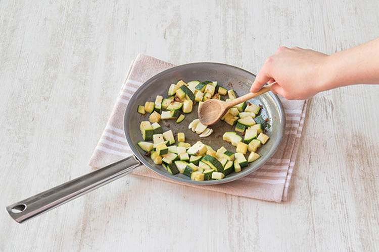 Add garlic and continue to cook