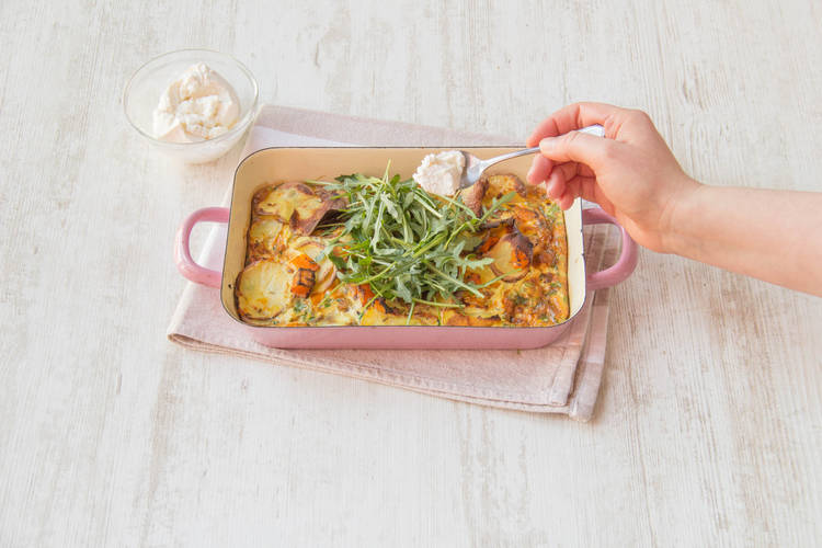 Top up with ricotta