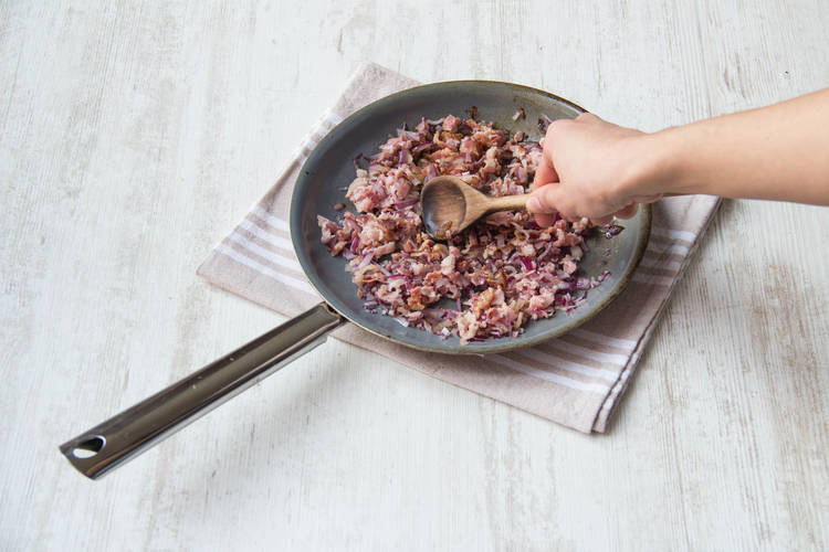 Soften the onion