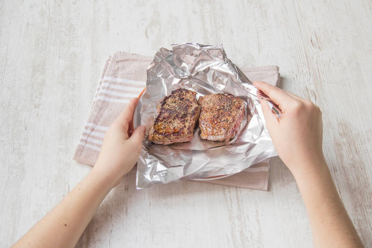 Cover with aluminium foil
