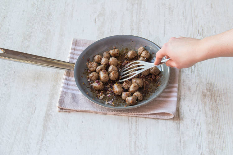 Bak de rode ui en chipolata