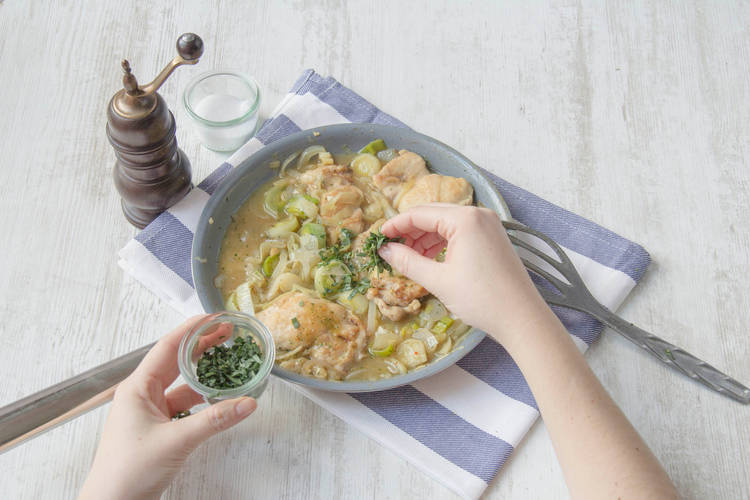 Add the tarragon to the stew and enjoy!