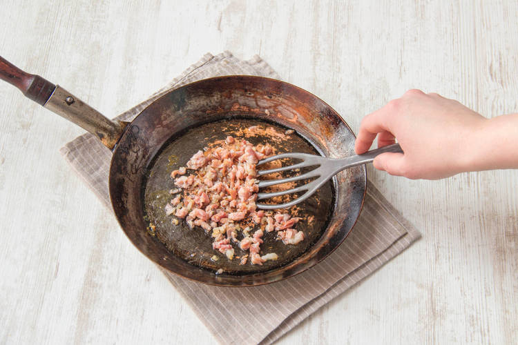 Bacon ohne Fett anbraten