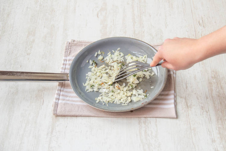 Cook the onions until softened