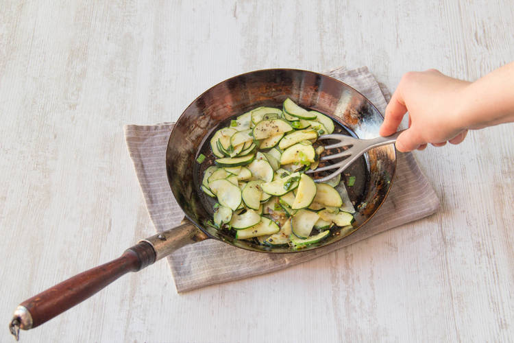 Bak de courgette
