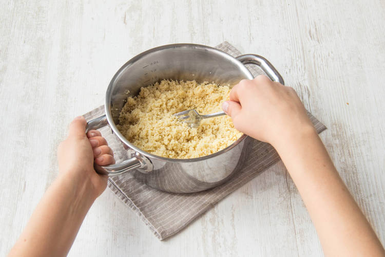 Cook the couscous