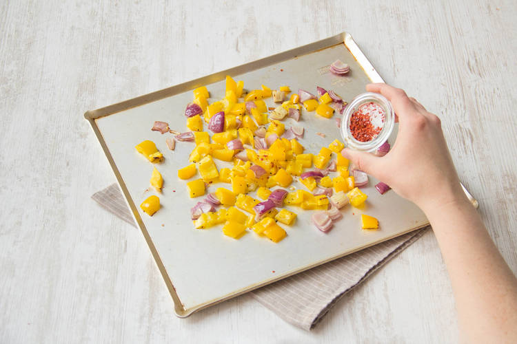 Add as much chilli flakes as you dare