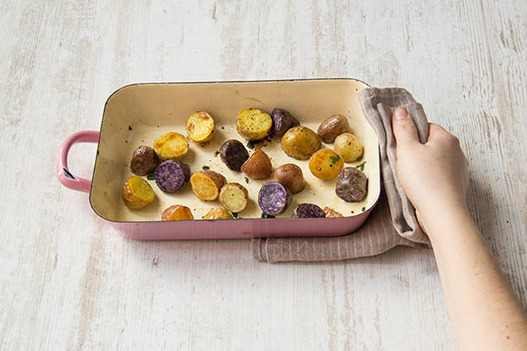 Roast the potatoes