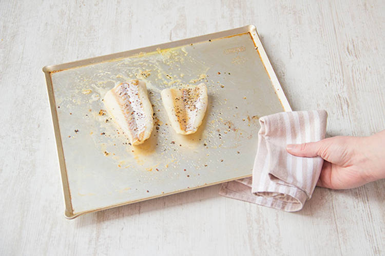 Bake the cod