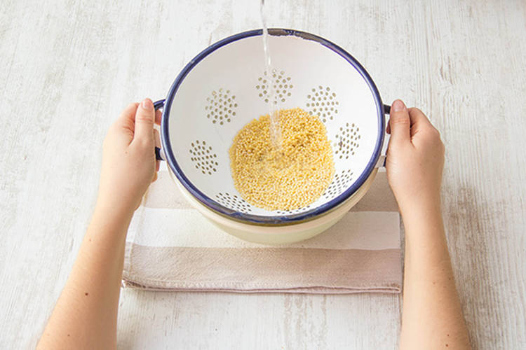 Rinse the pearl barley