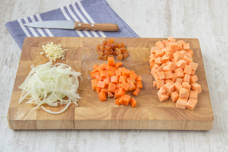Cut the veggies