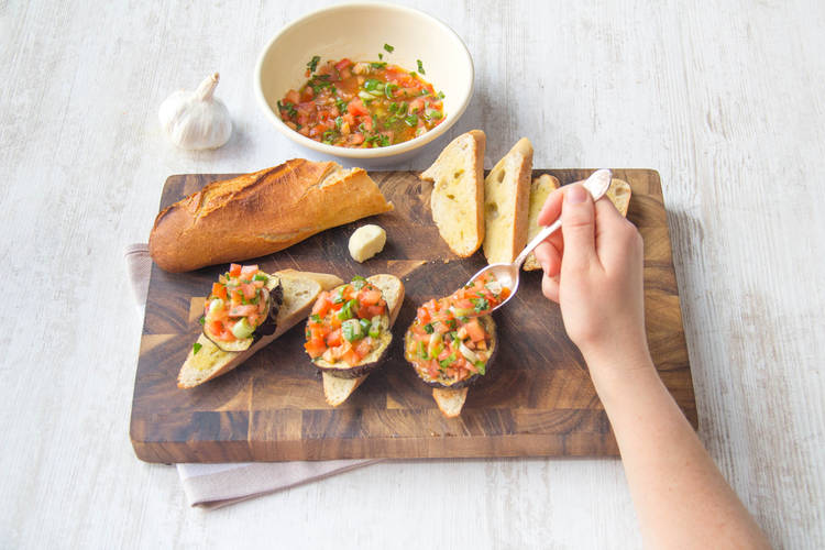 Baguette belegen