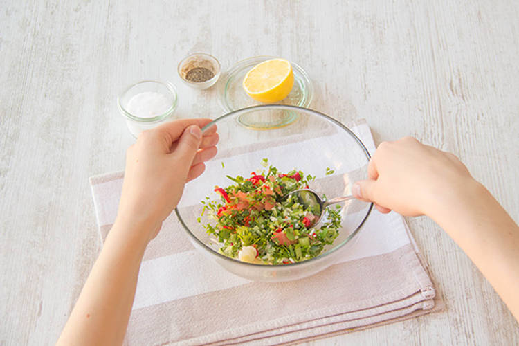 Combine the salsa ingredients