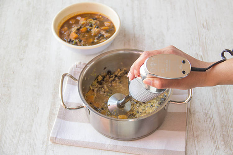 Blend the soup