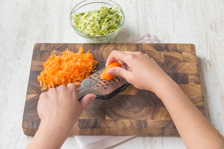 Cut the vegetables