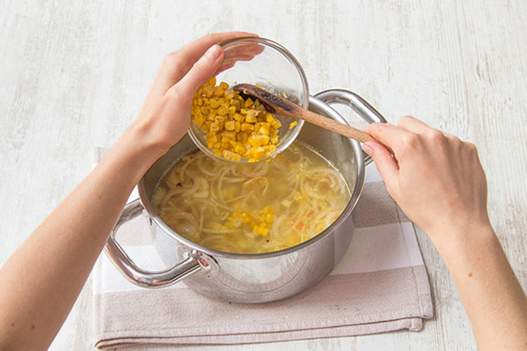 Add corn cob