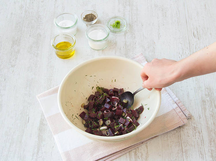 Rote Bete Salsa zubereiten