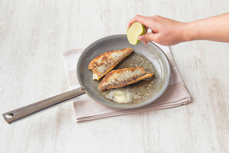Fry sea bream