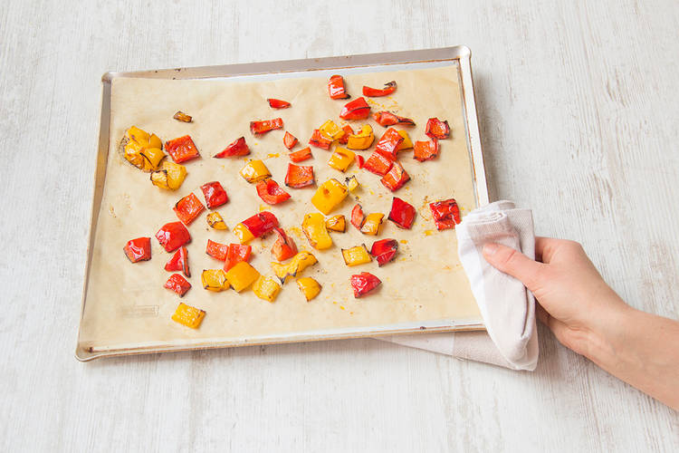 Bake peppers